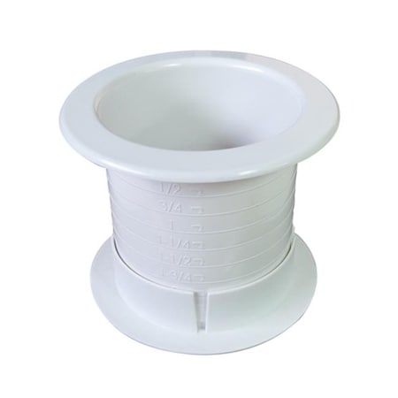 Fastcap Fastcap FCDUALLY SINGLE WH Dually Grommet; White FCDUALLY SINGLE WH